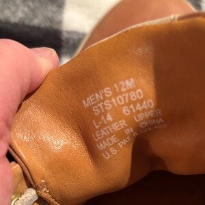 Sperry Men's Brown Leather Boat Shoes